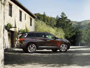 обоя 2015 infiniti qx60 3, 5 , l50, автомобили, infiniti, бордовый, металлик