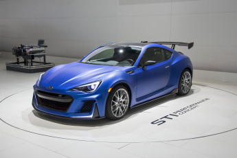 Картинка 2015+subaru+sti+performance автомобили subaru голубой металлик