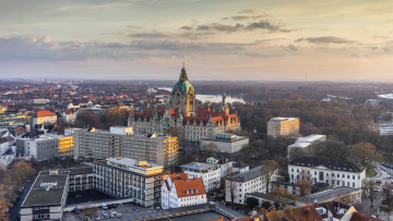 Картинка города ганновер+ германия панорама