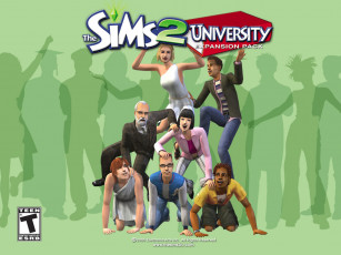 Картинка видео игры the sims university