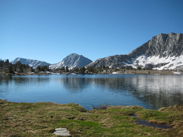 Обои картинки фото miriam, lake, sierra, nevada, mountains, природа, реки, озера, california
