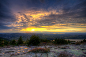 Картинка acadia national park сша природа восходы закаты парк закат