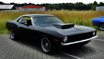 Картинка автомобили выставки уличные фото 1970 plymouth cuda