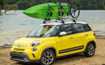 Картинка автомобили fiat car 500l