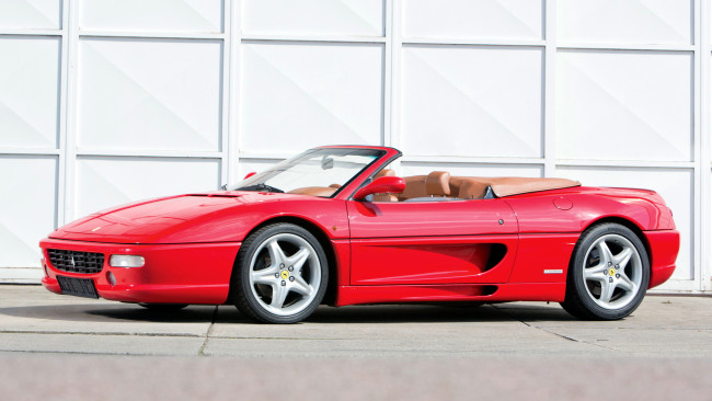 Обои картинки фото ferrari, 355, автомобили, s, p, a, гоночные, спортивные, италия