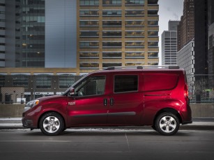 Картинка автомобили dodge 2015г красный wagon slt city ram promaster