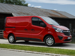 Картинка автомобили opel biturbo van vivaro 2014г красный