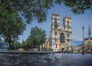 Картинка города лондон+ великобритания вестминстерское аббатство