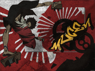 Картинка аниме samurai+champloo mugen samurai самурай мужчина