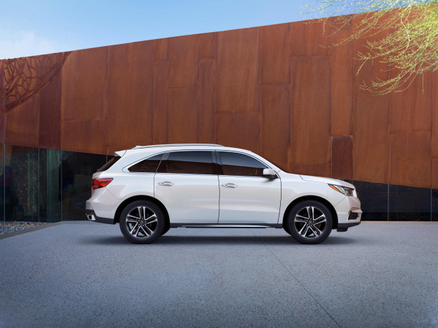 Обои картинки фото автомобили, acura, 2017г, mdx