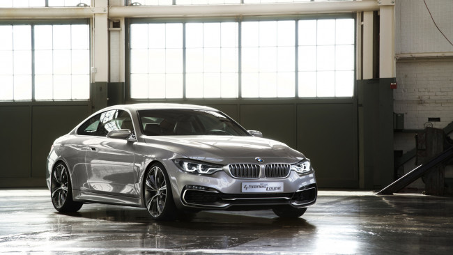 Обои картинки фото bmw 4 series coupe concept 2013, автомобили, bmw, 2013, concept, coupe, series, 4