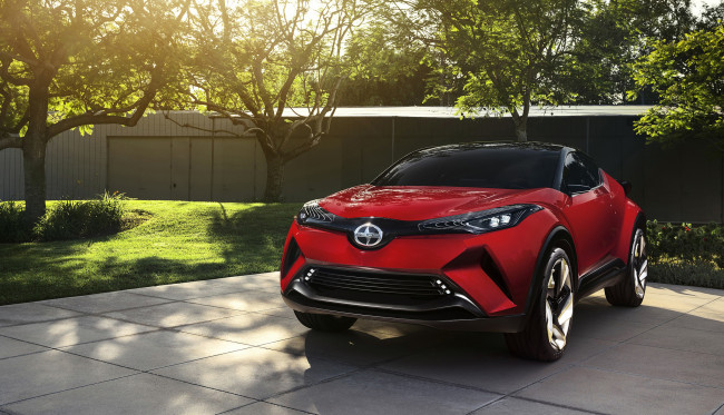 Обои картинки фото scion c-hr concept 2015, автомобили, scion, crossover, 2015, concept, c-hr