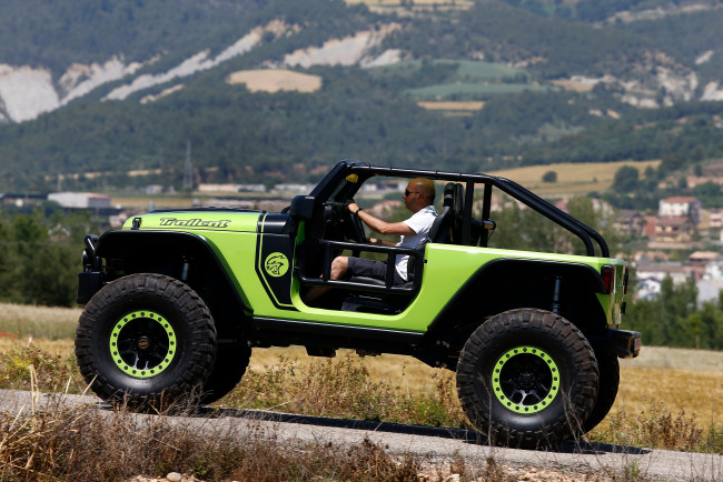 Обои картинки фото автомобили, jeep, 2016г, jk, concept, trailcat