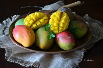 Картинка еда манго вкусный спелый сочный