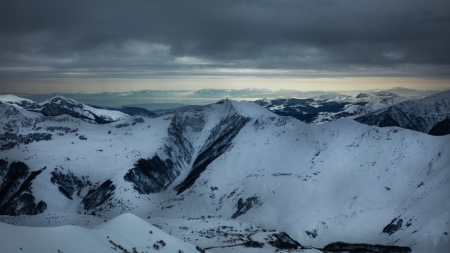 Обои картинки фото природа, горы, снег, вершины