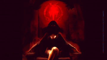 Картинка календари фэнтези 2019 calendar демон девушка знак женщина трон