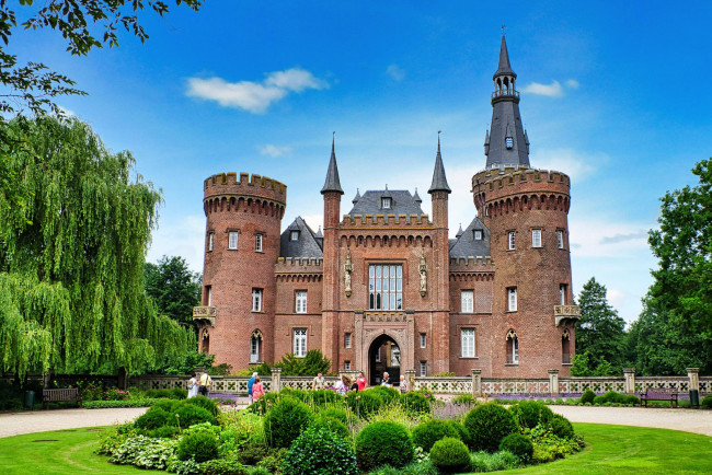 Обои картинки фото moyland castle, города, замки германии, moyland, castle