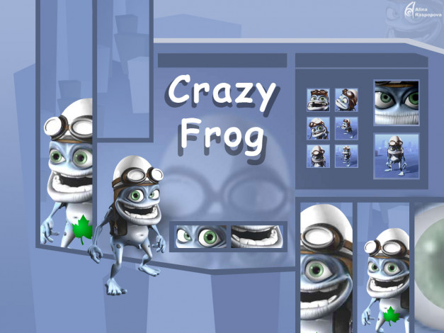 Обои картинки фото crazyfrog, музыка, crazy, frog