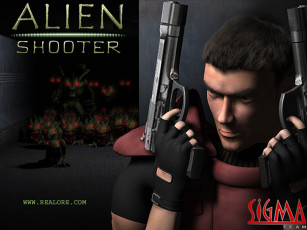 обоя аlien, shooter, видео, игры, alien