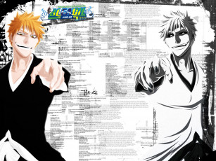 обоя bleach, аниме