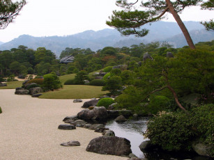 обоя природа, парк, япония, сад