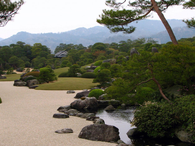 Обои картинки фото природа, парк, япония, сад