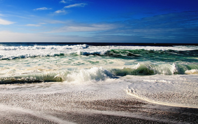 Обои картинки фото природа, моря, океаны, волны, прибой