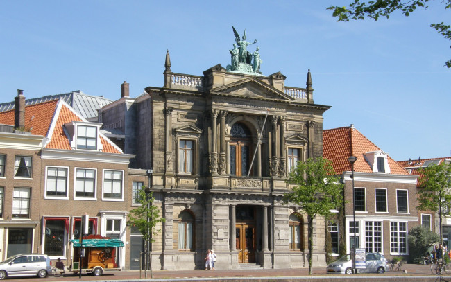 Обои картинки фото teylers, museum, города, здания, дома, голландия