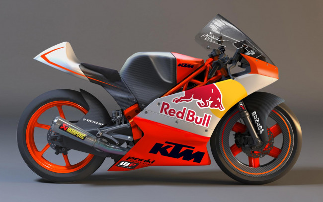 Обои картинки фото 2012, ktm, moto3, race, bike, мотоциклы, 3d, moto