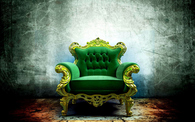 Обои картинки фото take, sit, интерьер, мебель, кресло, зеленое