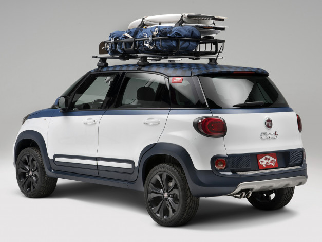 Обои картинки фото автомобили, fiat, 2014г, concept, 500l-vans, 330