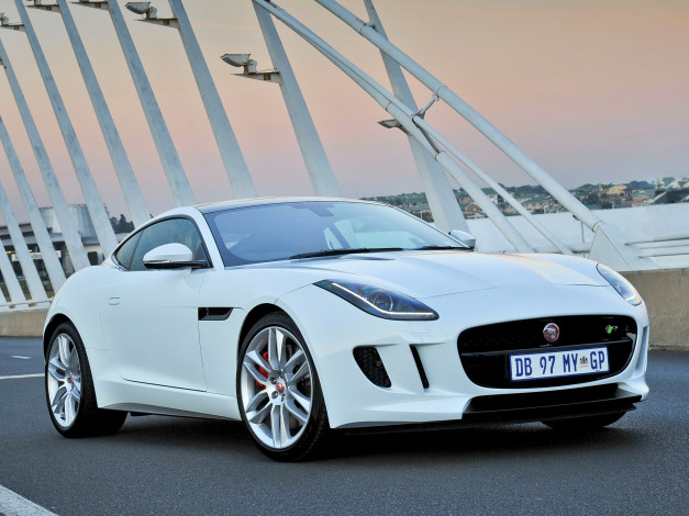 Обои картинки фото автомобили, jaguar, 2014г, za-spec, r, coupе, f-type