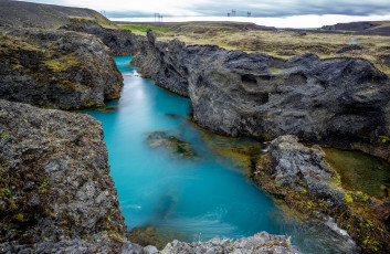 Картинка исландия природа реки озера камни водоем