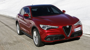 обоя alfa romeo stelvio 2018, автомобили, alfa romeo, 2018, stelvio, alfa, romeo