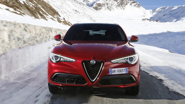 Обои картинки фото alfa romeo stelvio 2018, автомобили, alfa romeo, 2018, stelvio, alfa, romeo