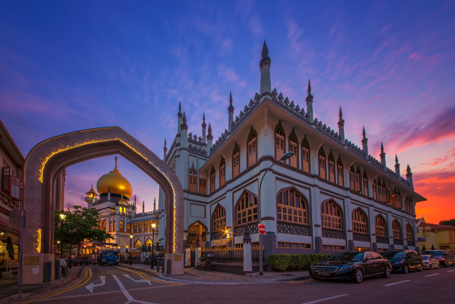 Обои картинки фото sultan mosque, города, - мечети,  медресе