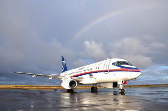 обоя авиация, пассажирские самолёты, sukhoi, superjet100, гражданская, аэрoдрoм, сухой