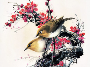 Картинка 37 рисованные животные птицы
