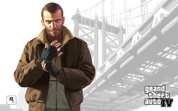 Картинка grand theft auto iv видео игры