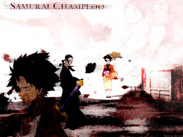 Обои картинки фото аниме, samurai, champloo