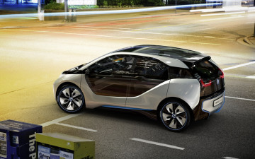 Картинка bmw i3 concept 2012 автомобили 3д