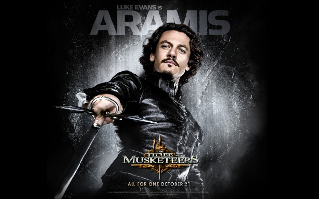 Обои картинки фото the, three, musketeers, кино, фильмы, luke, evans, aramis