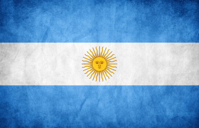Обои картинки фото аргентина, разное, флаги, гербы, голубой, белый, солнце