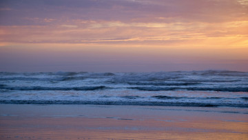 обоя природа, моря, океаны, песок, море, закат, облака