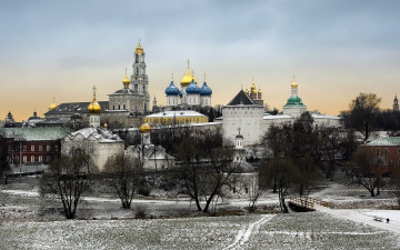 Картинка города православные церкви монастыри купола храм город