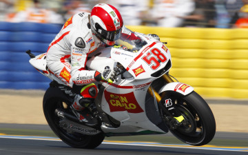 Картинка marco simoncelli спорт мотоспорт гонки мотоцикл