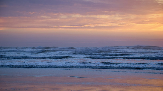 Обои картинки фото природа, моря, океаны, песок, море, закат, облака