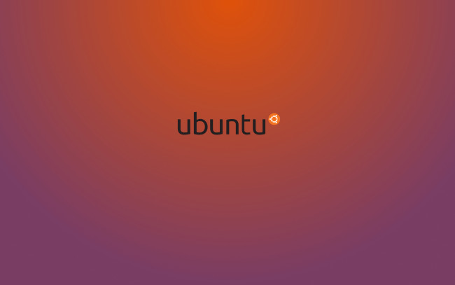 Обои картинки фото компьютеры, ubuntu, linux, фон, purple, минимализм
