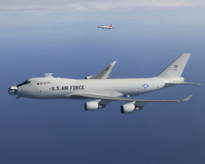 Картинка боинг 747 авиация военно транспортные самолёты ввс сша авиабаза эдвардс боевой лазер воздушного базирования
