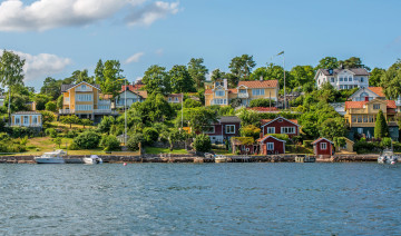 Картинка tyres& 246 +stockholm +sweden города -+панорамы побережье дома река стокгольм швеция